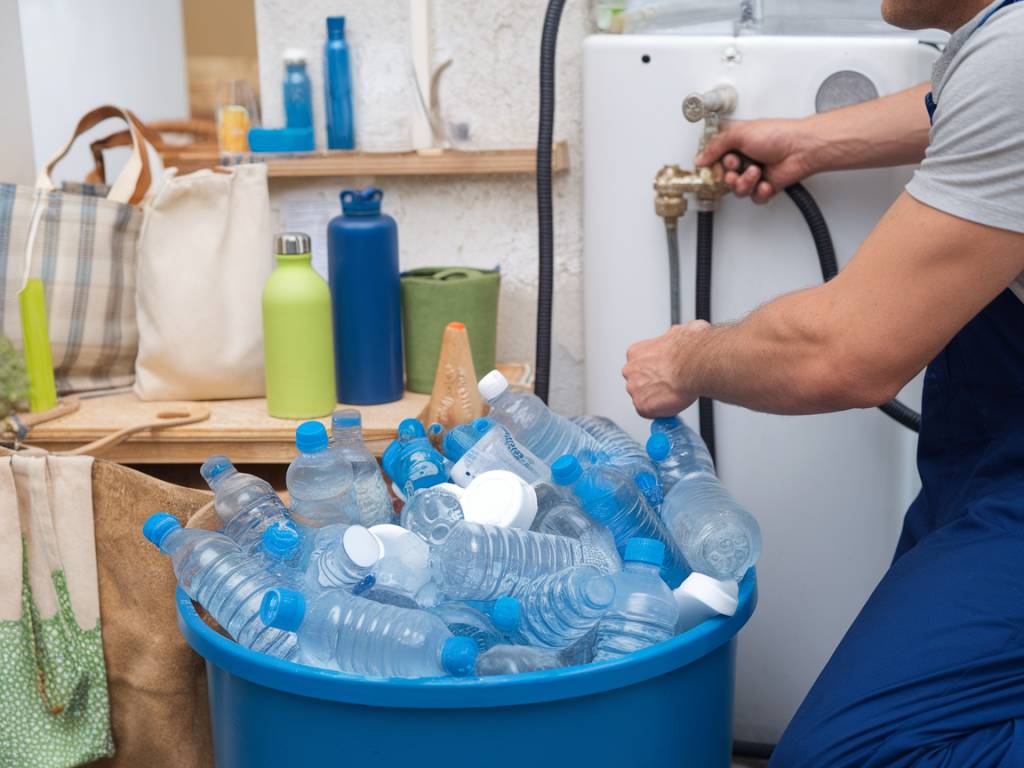 How to reduce plastic waste with a home water filter and eco-friendly choices